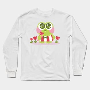 Kawaii Anime Frog Art Long Sleeve T-Shirt